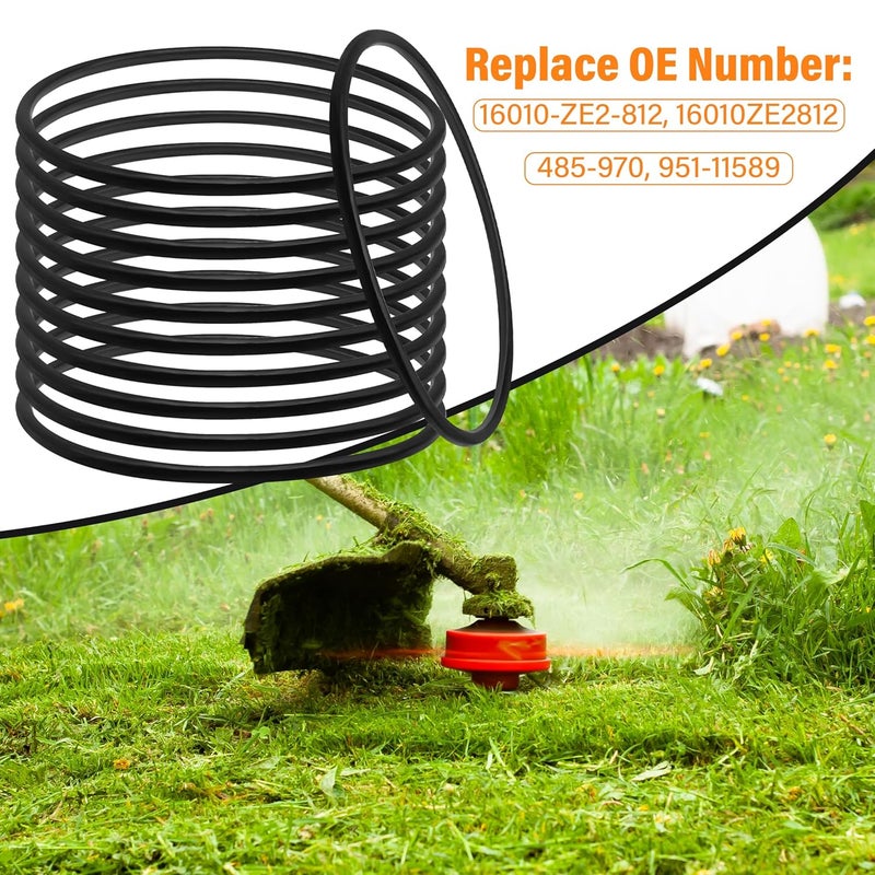TorqueVance Seal O-Ring Float Bowl Gasket Replacement Lawn Mower Rings Carburetor Accessories 16010-ZE1-812 for GX120 GX140 GX160 GX200 GXV120 GXV140 GXV160, 10Pcs - Image 2